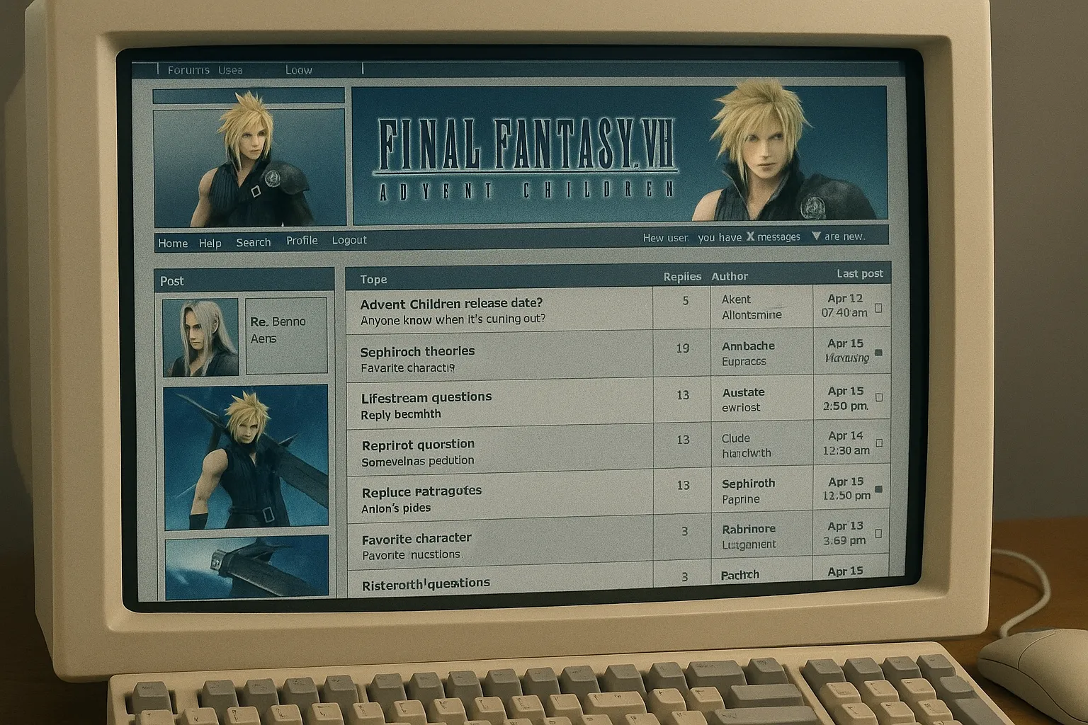 From Forums to Fandom: The Early Days of FF7 Online Communities